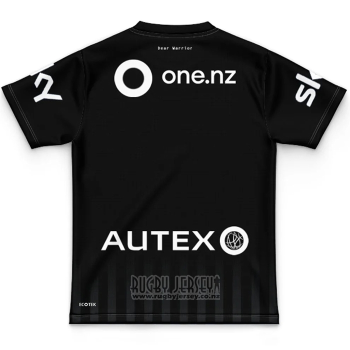 Jersey Kid's New Zealand Warriors Rugby 2025 Training Black